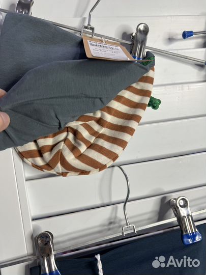 Детская шапка весна green cotton