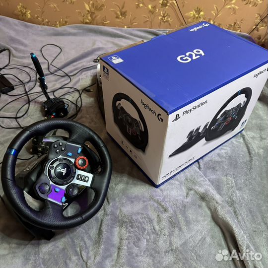 Игровой руль Logitch G29+ручник