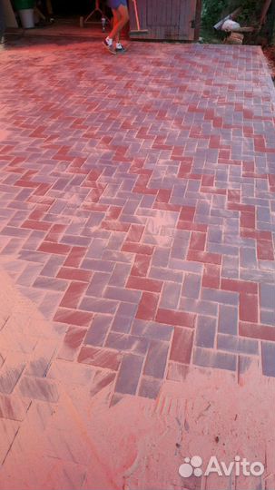 Укладка брусчатки