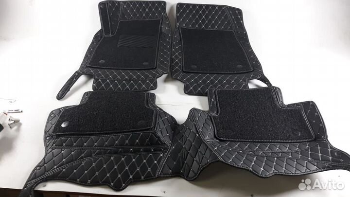 3D Коврики Geely Салон Багажник из Экокожи