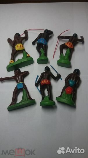 Солдатики Африканцы, папуасы, негры гдр СССР