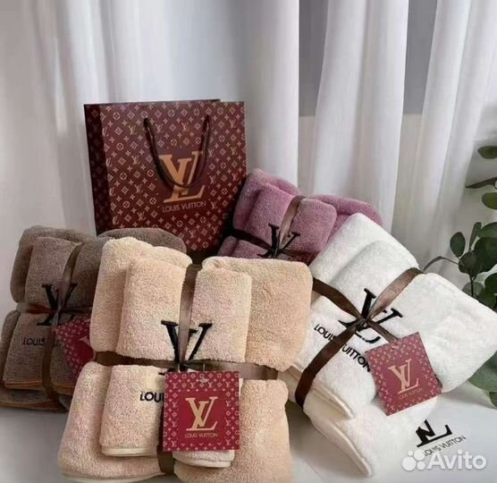Набор полотенец Louis Vuitton и Christian Dior