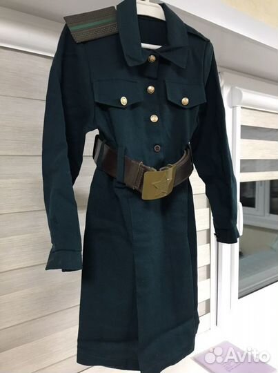 Детское военное платье
