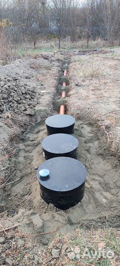 Септик Flora 2000л. с установкой