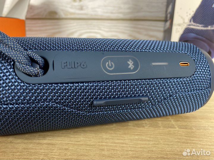 Колонка jbl flip 6 синяя новая