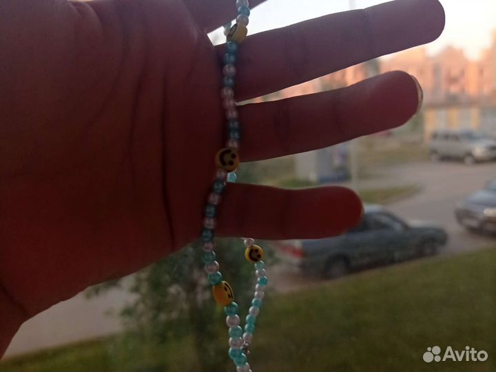 Чокер из бисера