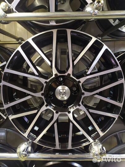 Диски R17 4x100 et40 d60,1 Tech Line 739 BD Новые