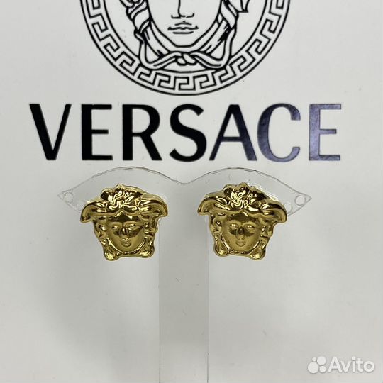 Серьги Versace гвоздики