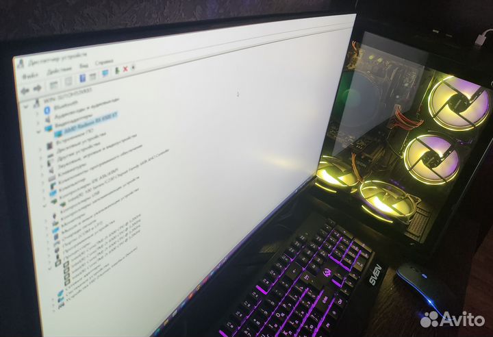 Игровой пк с монитором