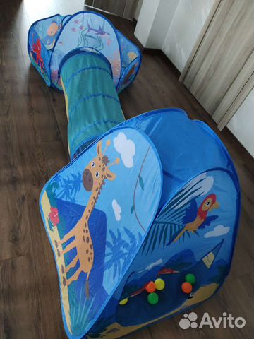 Детский игровой комплекс палатка плюс тонель