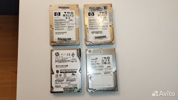 Серверные диски SAS 2.5'' 300Гб 1Тб