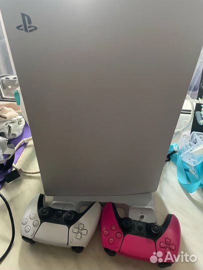Sony playstation 5 ps5 с дисководом 2 джойстика