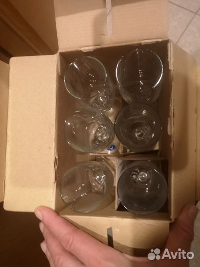 Фужеры Неман 6 шт новые в упаковке