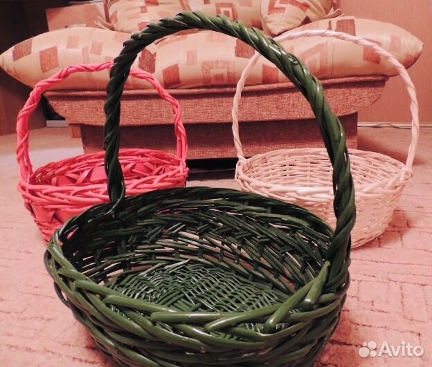 Плетеные корзинки для дома и дачи