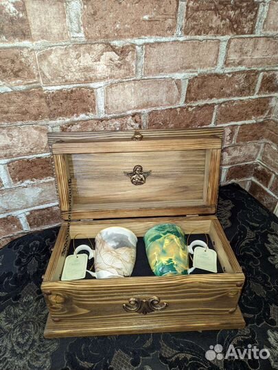 Сундук деревянный. Подарочный короб