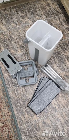 Набор для уборки, Швабра с ведром