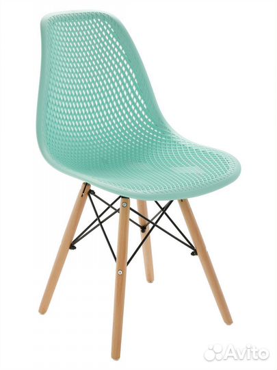 Стул ажурный в стиле eames DSW,мятный, 1 шт NEW