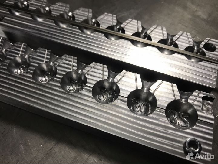 Форма чпу для литья грузил (Чебурашка разб. 18-32)