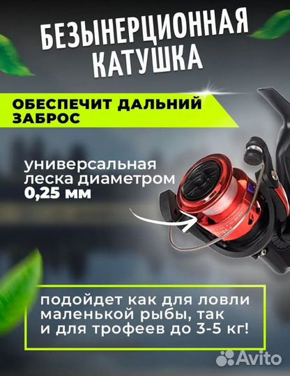 Удочка, набор всё для рыбалки