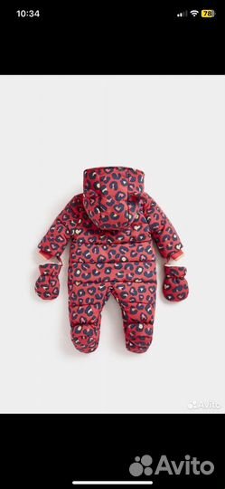 Зимний комбинезон mothercare 74