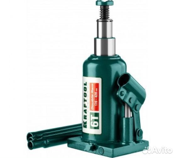 Домкрат двухшток. Kraftool double RAM 6т 170-420мм