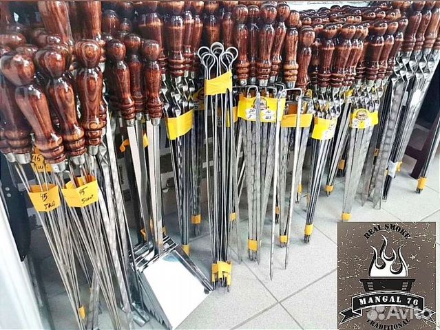 Шампура из нержавеющей стали 40-50см