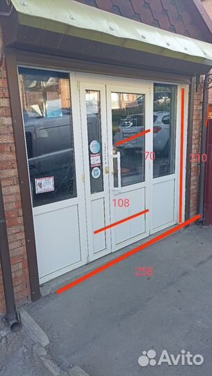 Входная группа металлопластик