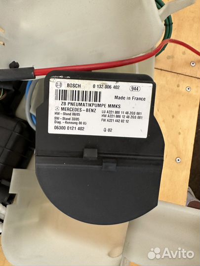 A2218001148 Вакуумное устройство Mercedes l