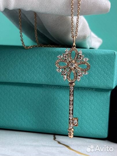 Колье Tiffany&Co Victoria Key розовое золото 750
