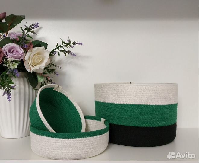 Корзина из хлопка