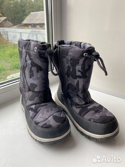 Сапоги дутики 35 р-р