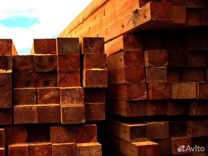 Брус лиственницы для качественного строительства