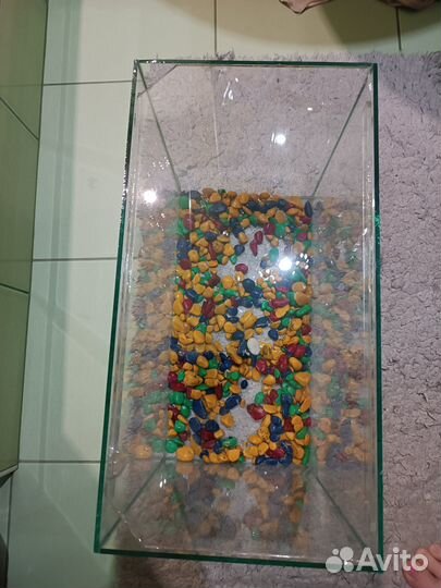 Аквариум прямоугольный с крышкой