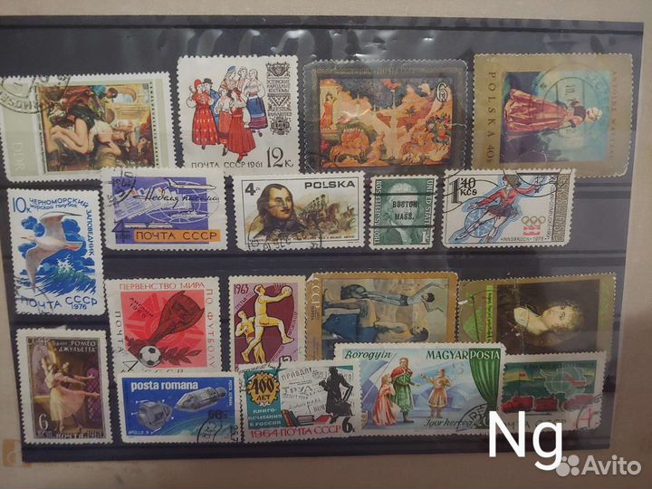 Марки почтовые, 235 шт, второй сорт