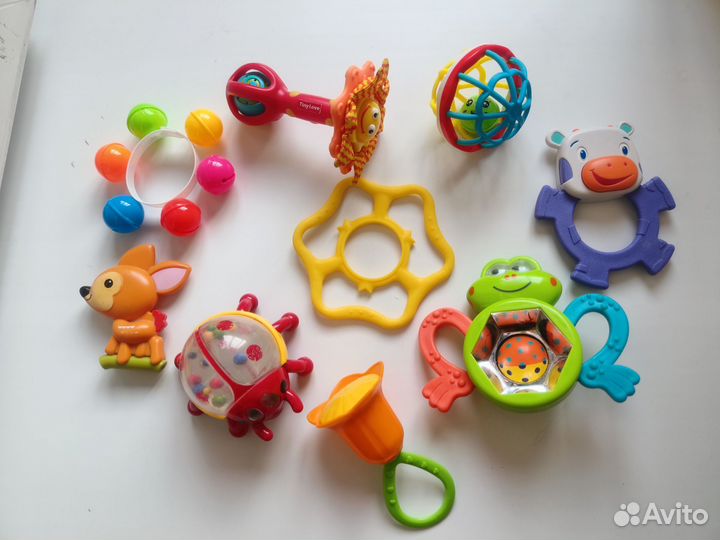Погремушки прорезыватели