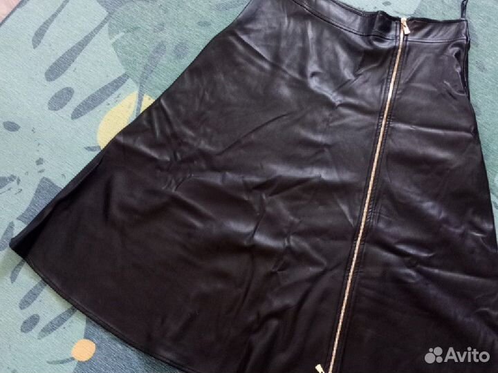 Юбка эко-кожа