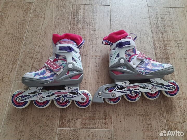 Ролики детские раздвижные 31-36 размер