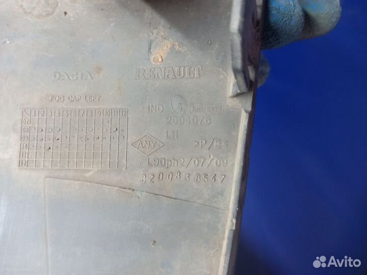 Накладка птф Renault Logan I (2004—2009)