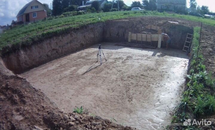 Дренажные работы / копка котлованов / копка прудов