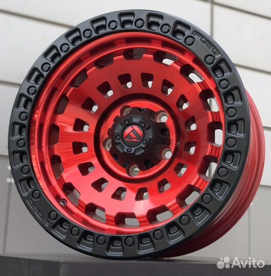 Диски Fuel Zephyr Red R17 5x127 Jeep Wrangler