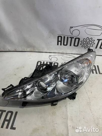 Фара передняя левая Peugeot 207