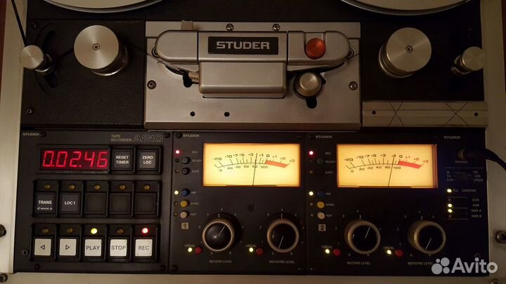 Запись с винила на Studer на катушки и аудиокассет