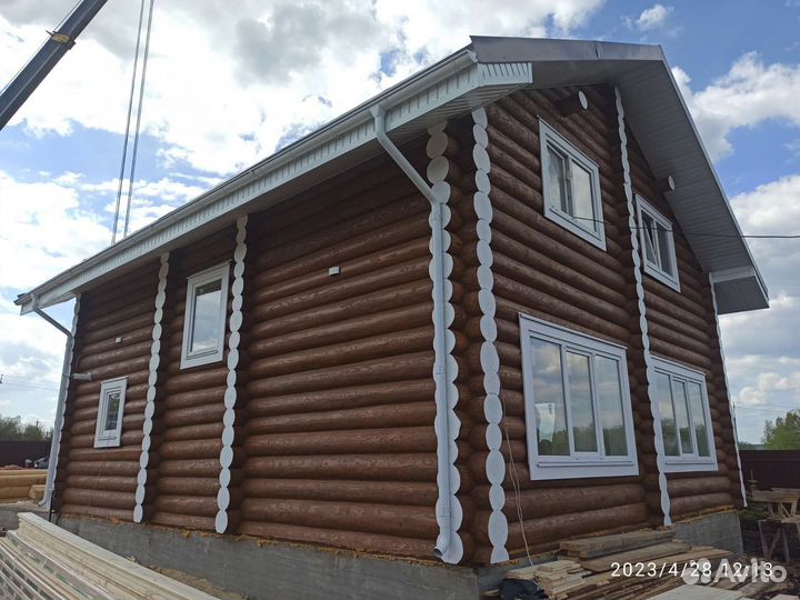 Сруб для дома 1.5 этажа