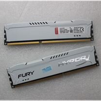 16gb ddr3 pc1600 kingston беленькая