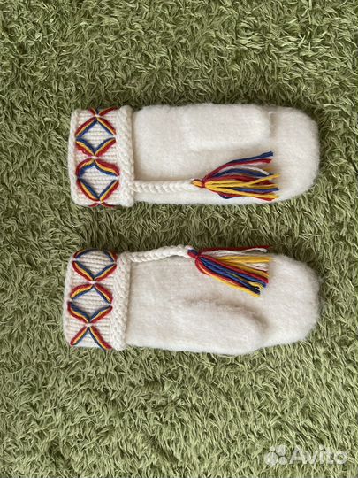 Варежки из Норвегии натуральная шерсть