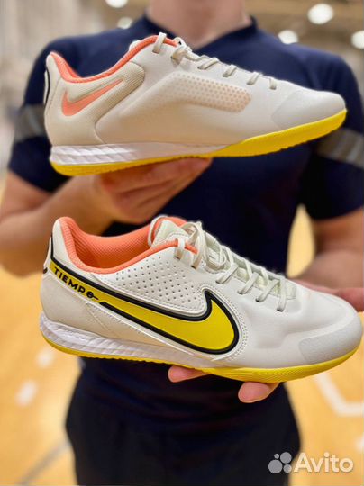 Футзалки Nike Tiempo Legend 9 YellowRed Sole