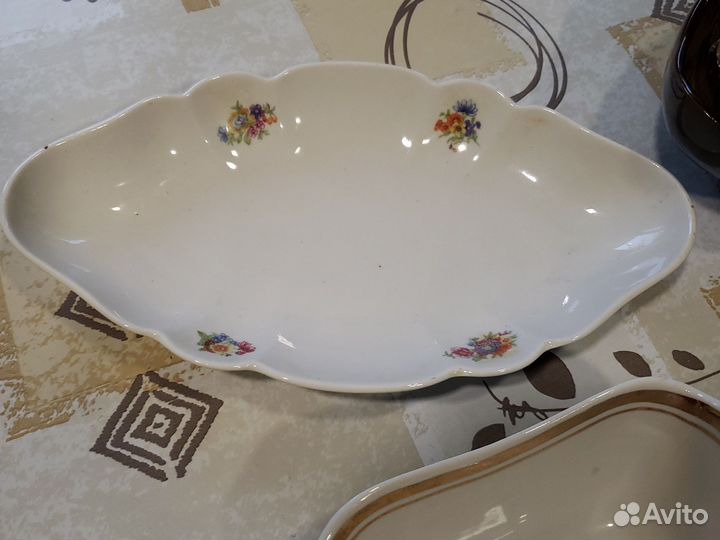 Посуда СССР салатник селедочница