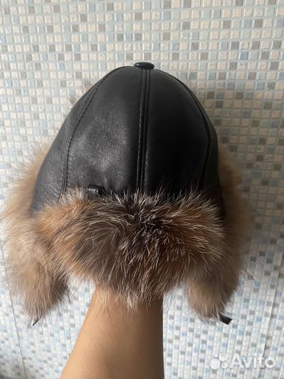 Шапка ушанка женская