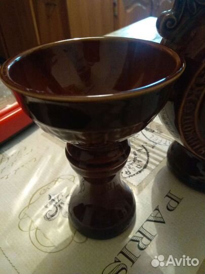 Кувшин глиняный СССР и 2е чаши