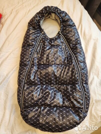 Конверт armani черный флисовый